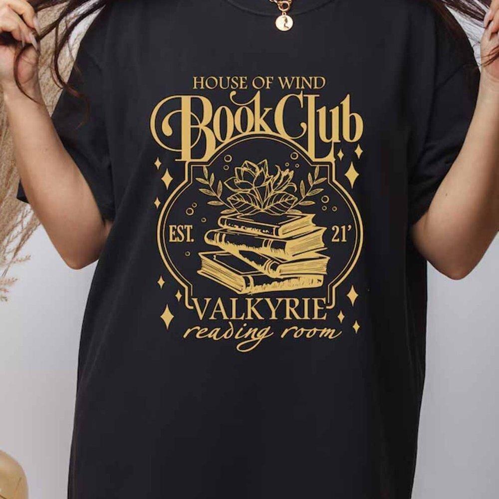 House Of Wind Book Club Feyre Reading Room Book Lover T-Shirt